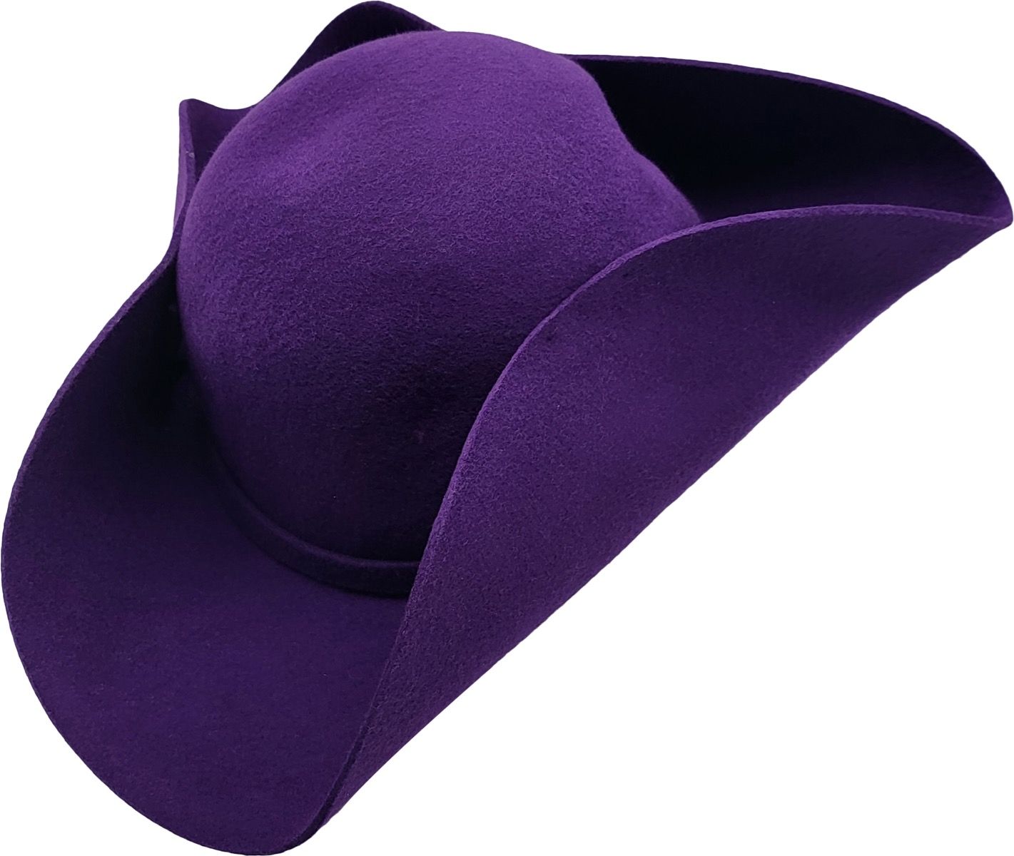 Authentic Army Military Tricorn Wool Pirate Hat. One size (max 58/59cm), handmade from durable, warm wool. Available in Camel-Brown and Purple. Perfect for historical costumes, pirate events, carnival, Halloween. Iconic shape for bold, adventurous looks. Suitable for men and women, ideal for everyday wear and photo shoots.