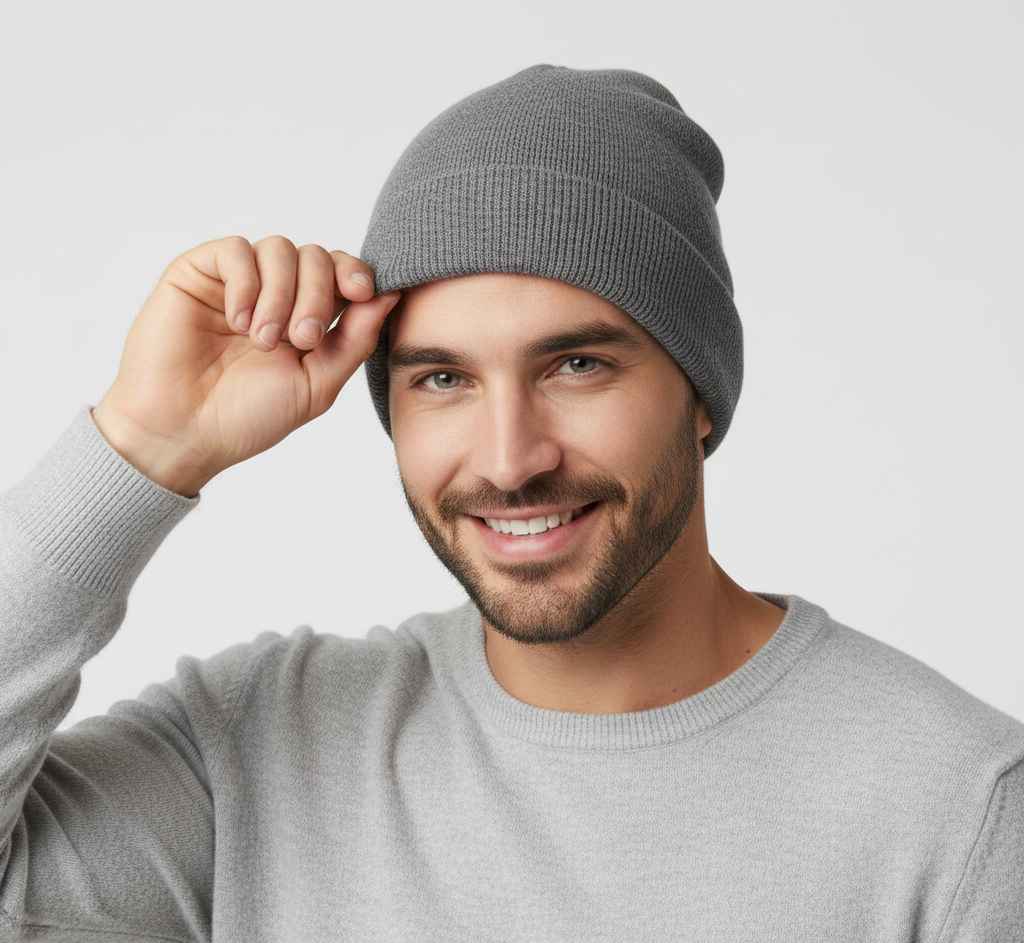 This cosy knitted beanie from Novella Hats is crafted from a premium cashmere-blend, offering a soft, warm, and stylish winter essential. Designed with a clean, plain-knit finish, it pairs effortlessly with everyday outfits.
