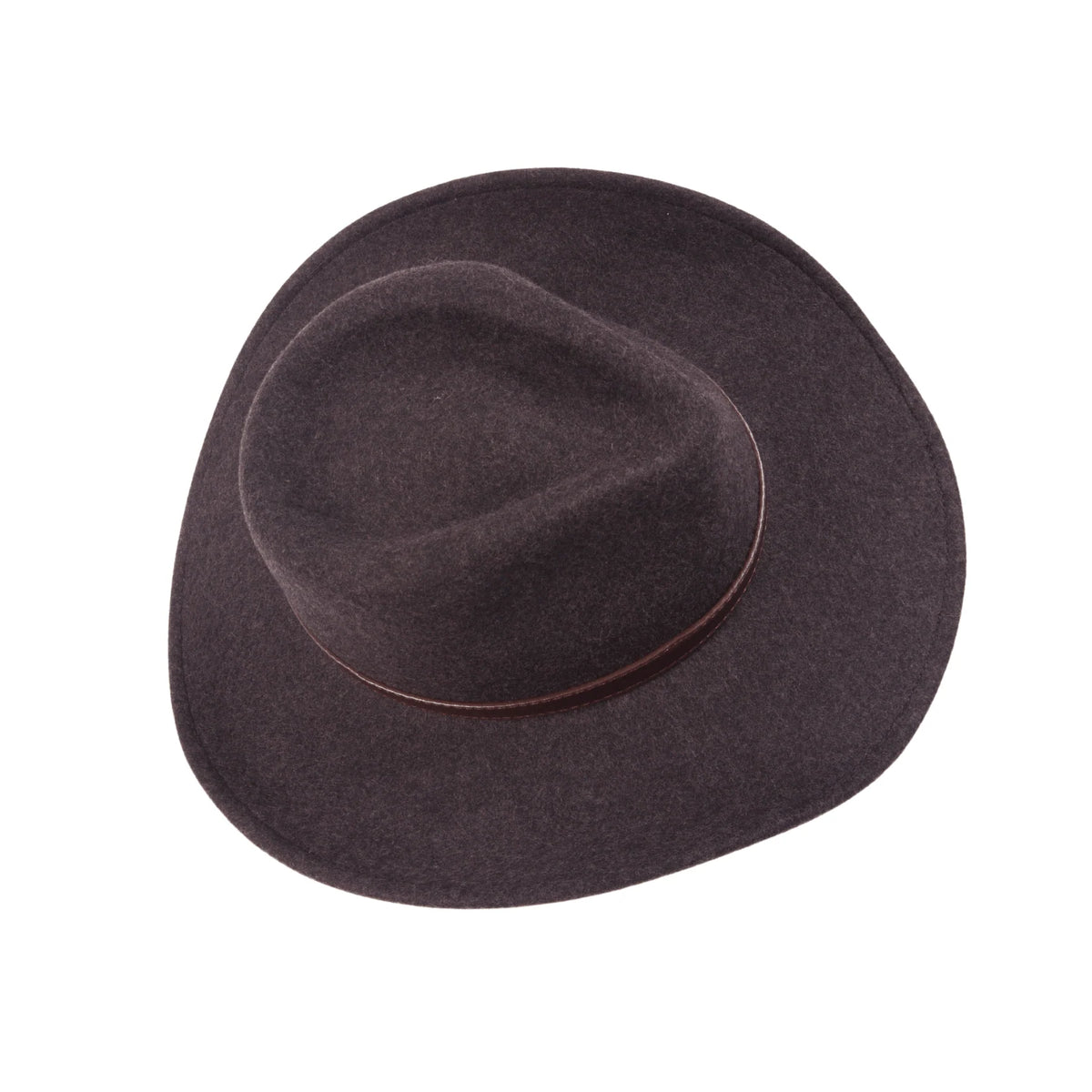Wool Felt Cowboy Hat with Leather Band | Crushable Western Hat