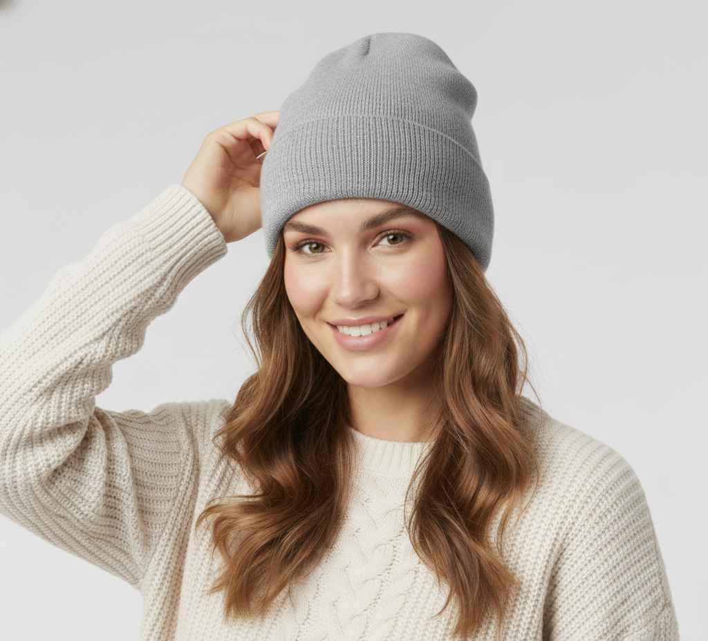This cosy knitted beanie from Novella Hats is crafted from a premium cashmere-blend, offering a soft, warm, and stylish winter essential. Designed with a clean, plain-knit finish, it pairs effortlessly with everyday outfits.