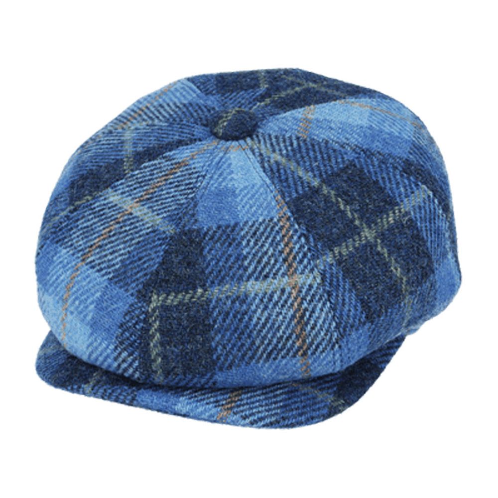 Harris Tweed Wool Newsboy Cap