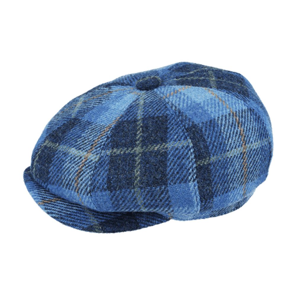 Harris Tweed Wool Newsboy Cap