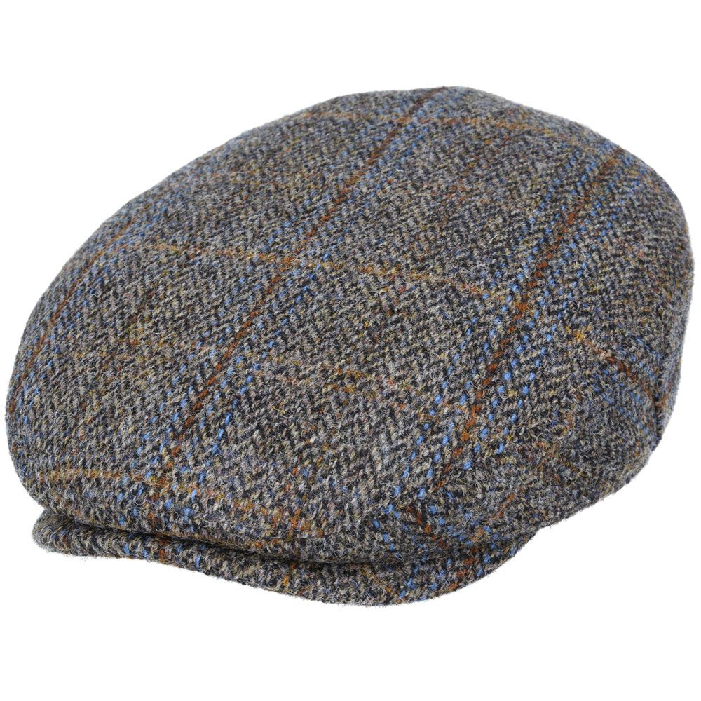 Harris Tweed Wool Flat Cap