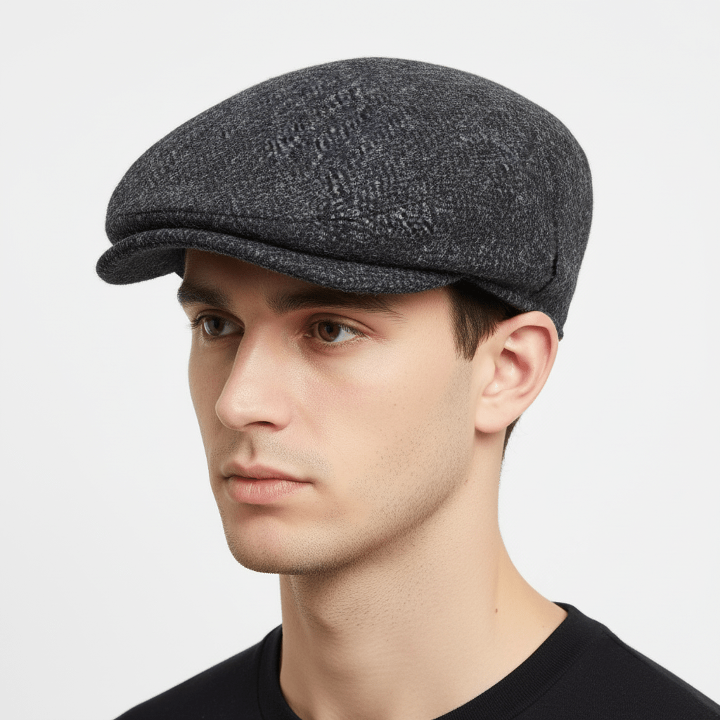 Embrace the heritage and craftsmanship of Harris Tweed with this elegant flat cap, perfect for adding a touch of sophistication to any outfit.