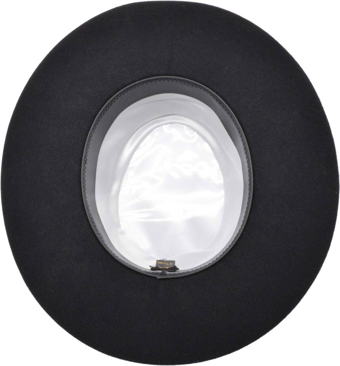 Interior View of Satin Lining and Cotton Sweatband – Premium Handmade Hat