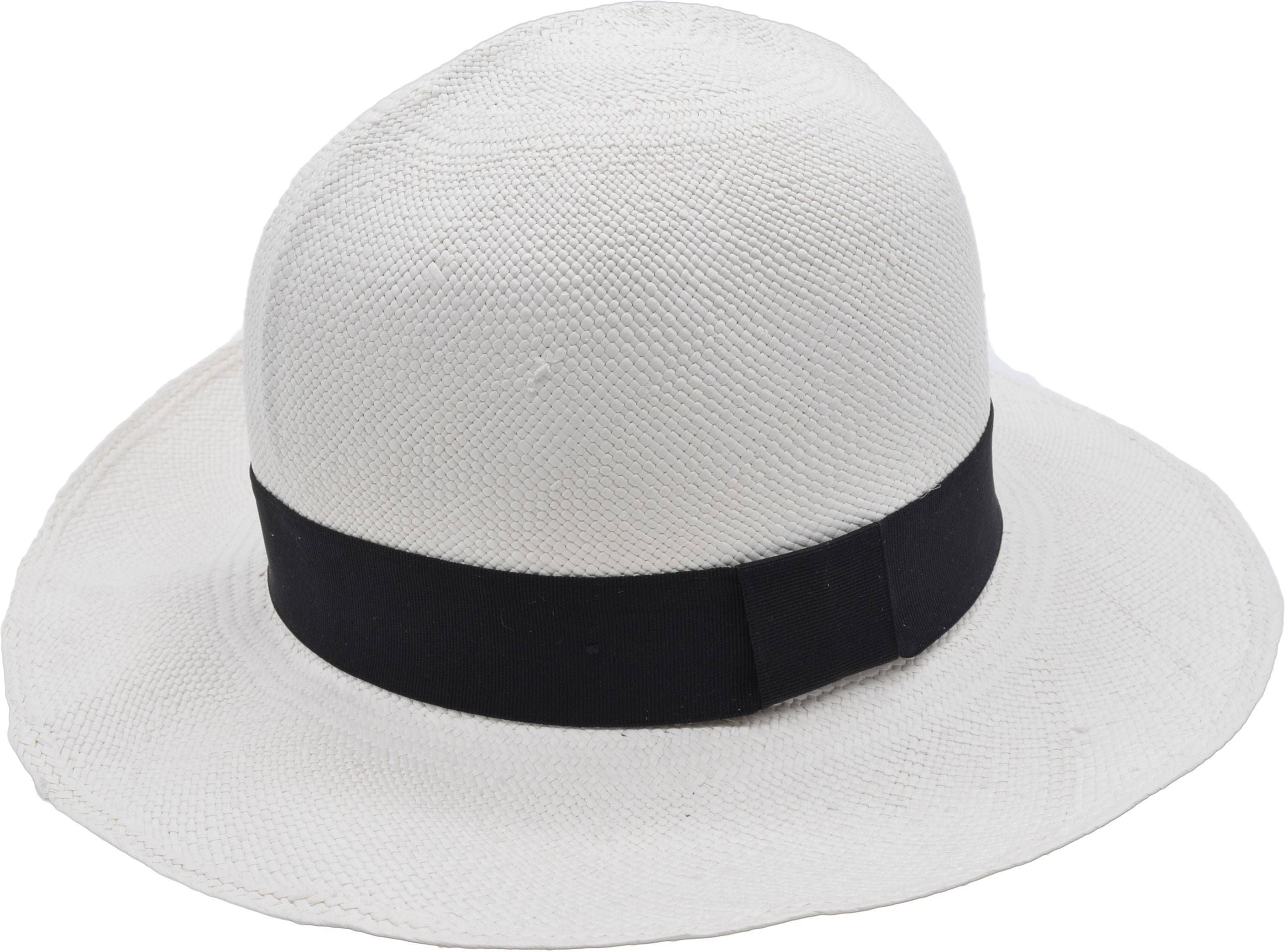 A foldable Natural Panama hat with unique bowler crown, handwoven from Toquilla straw in Ecuador. Features a black grosgrain ribbon and travel-friendly design. Sizes 55-60cm. Perfect for travelers: folds for packing, keeps its shape. Add a feather pin for extra style. Authentic craftsmanship meets practicality.