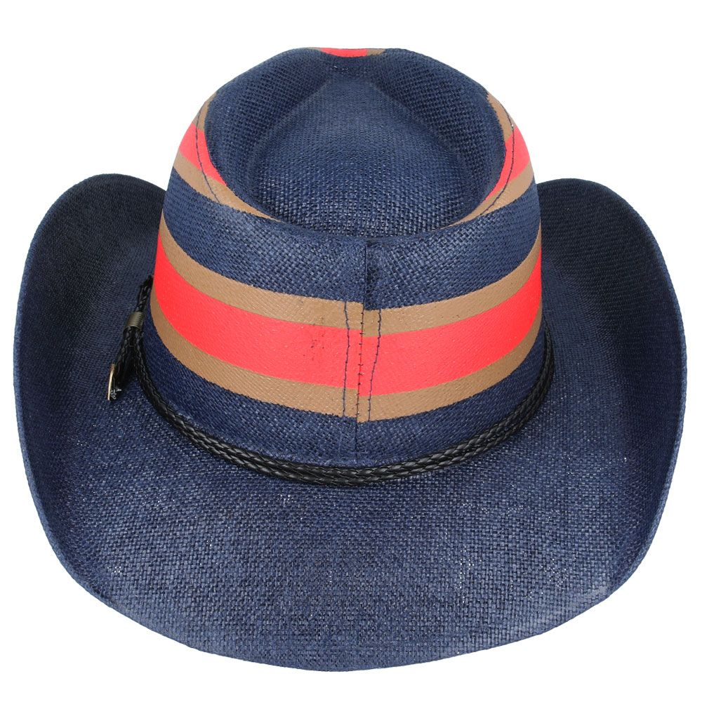 Union Jack Cowboy Hat With Stiff Paper & PU Band