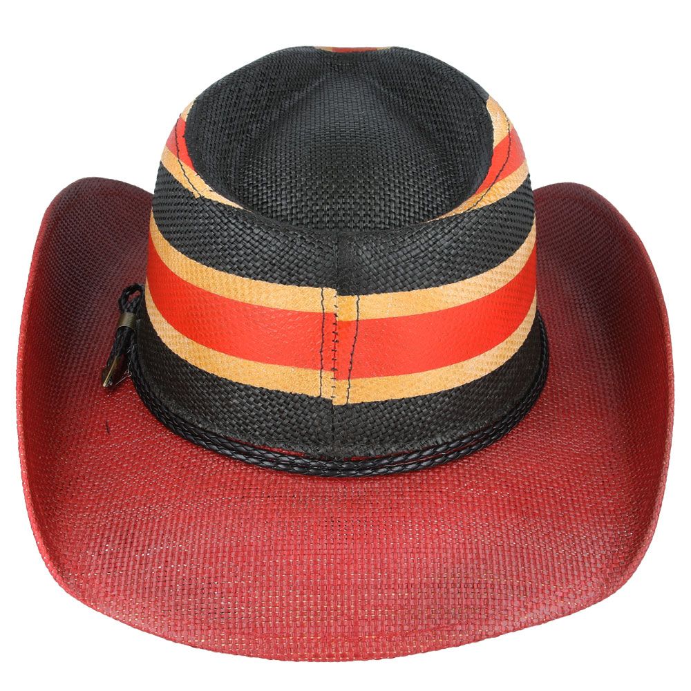 Union Jack Cowboy Hat With Stiff Paper & PU Band