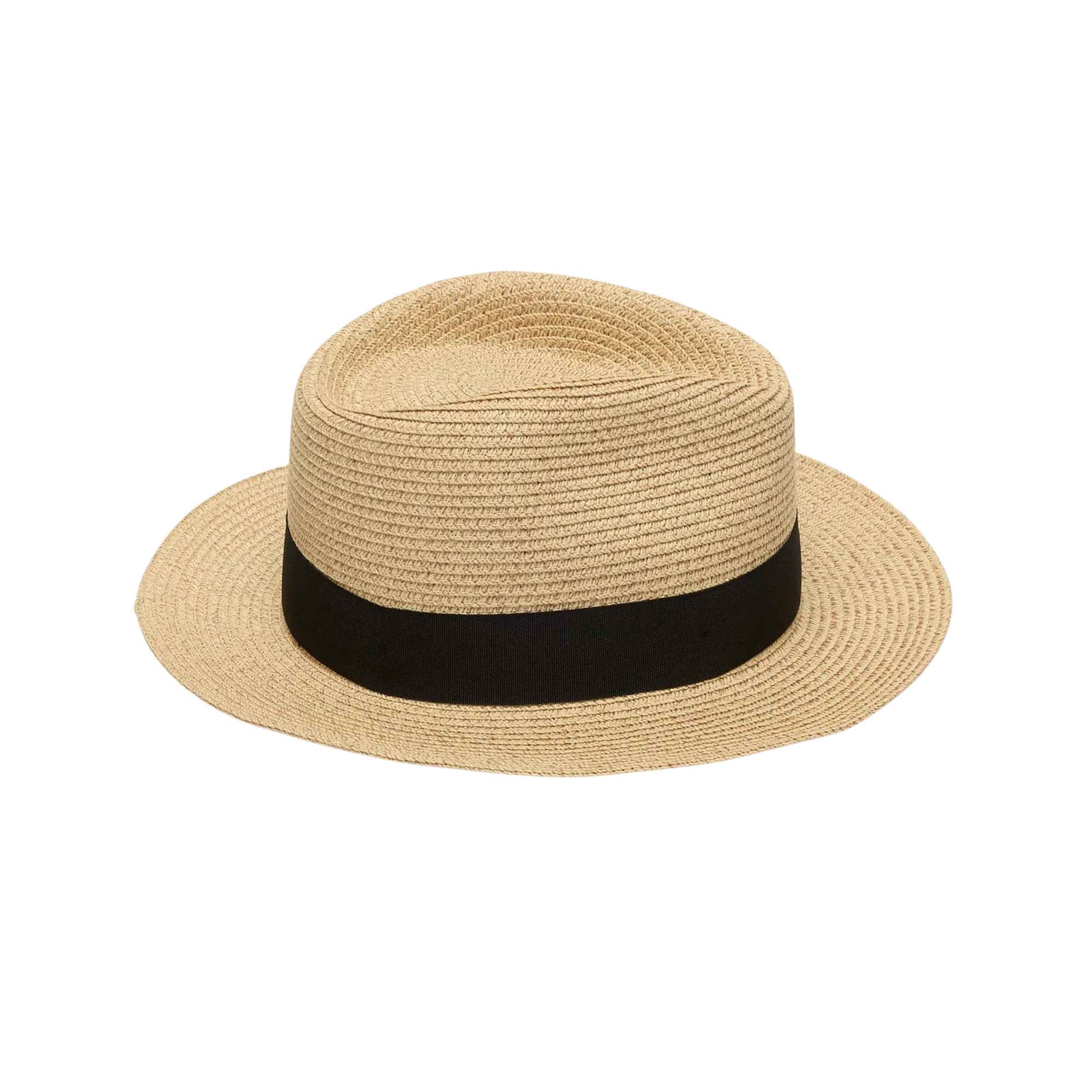 Paper Straw Fedora Hat – Lightweight Packable Summer Sun Hat
