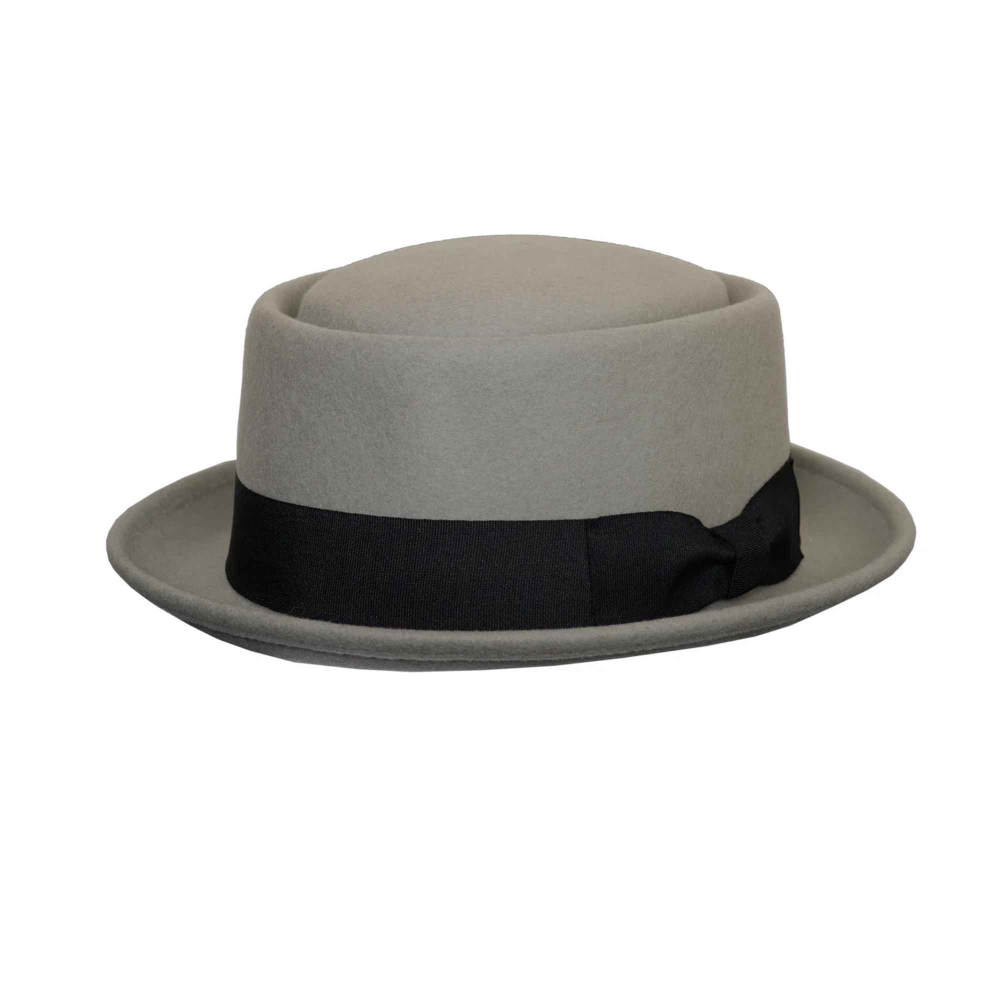Crushable 100% Wool Pork Pie Hat – Classic Short Brim Felt Hat for Men & Women